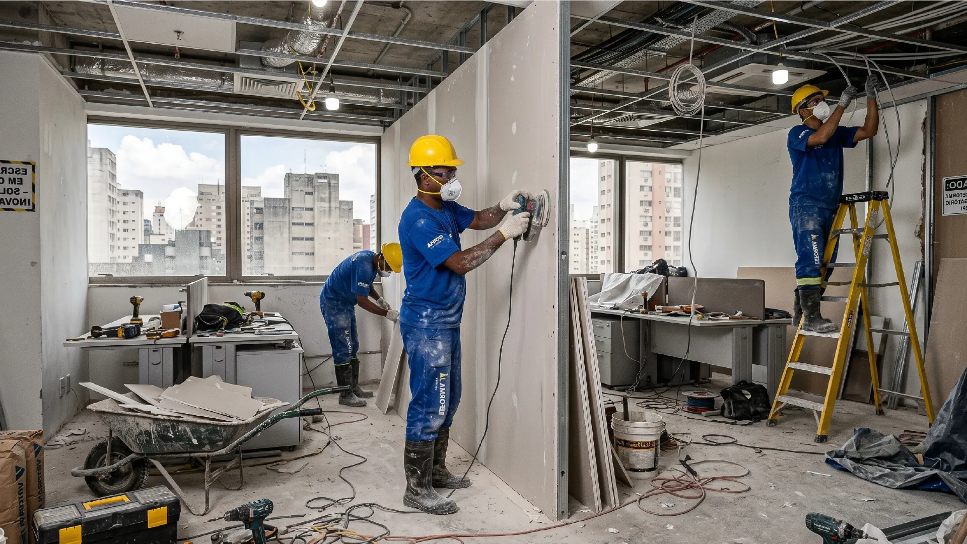 Obra com problemas