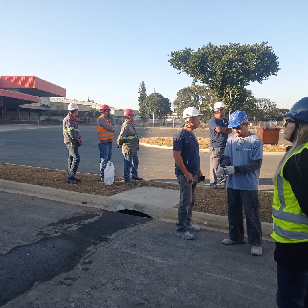 Obra industrial AM Engenharia